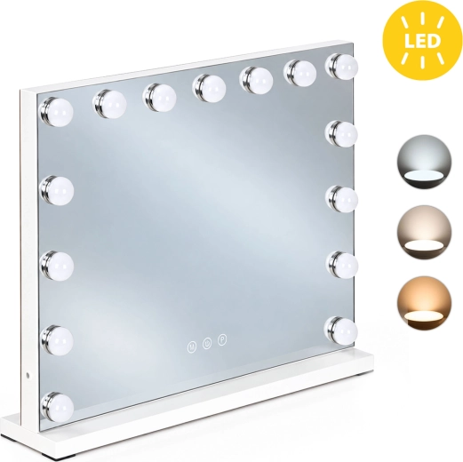 ModernHome LED kozmetikai tükör 15 izzóval