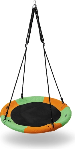 Kör alakú kerti hinta NILS Camp, narancssárga/zöld, 90 cm