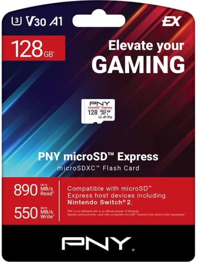 PNY microSD Express kártya 128 GB - 1 db