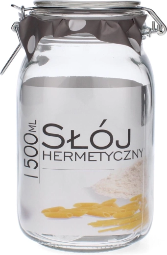 1,5 l-es négyzetes üveg mechanikus zárással