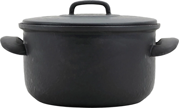 Zománcozott fazék fedővel 16 cm, 1,5 l BSE