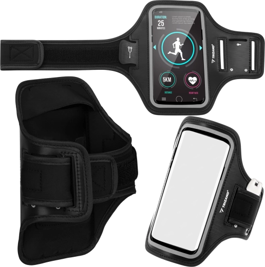 TRIZAND karra rögzíthető telefontok futáshoz, 7"-ig – 1 db