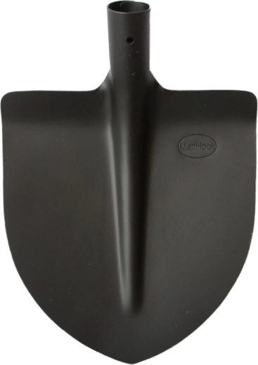 Szív alakú fekete lapát nyél nélkül