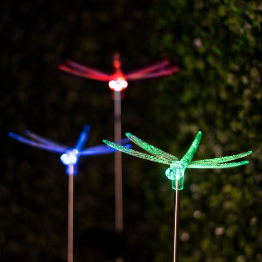 Pillangó formájú napelemes RGB LED-lámpa
