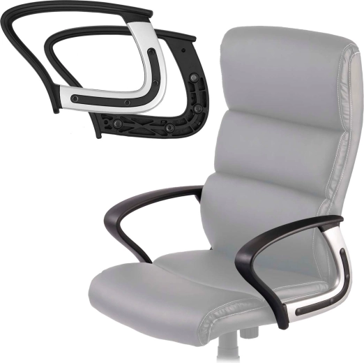 Fekete kartámaszok EG-228 irodai székhez