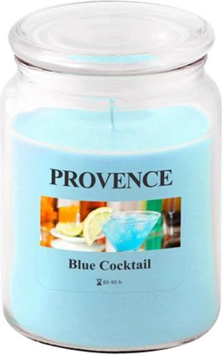 Illatgyertya üvegben PROVENCE Blue Cocktail 95 óra