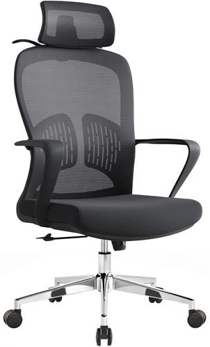 Ergonomikus Baby Mix irodai szék fejtámlával és deréktámasszal, fekete