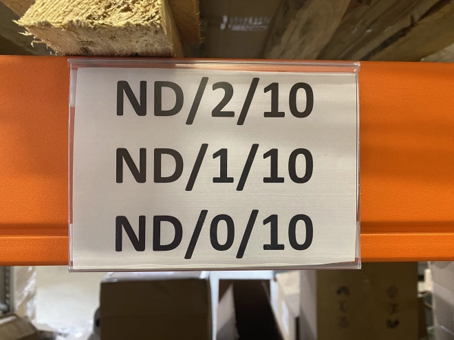 Öntapadós címketartó tasak 11x15 cm