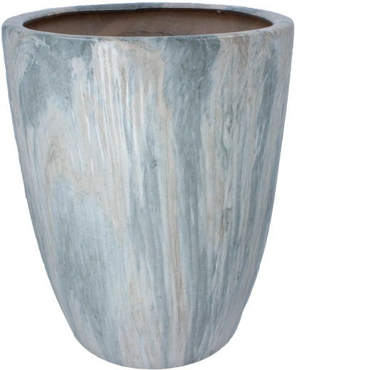 Kerámia kaspó márványhatással 37 × 37 × 45,5 cm