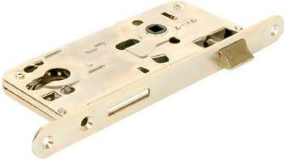 Biztonsági bevéső betétes zár K102, 90/80, jobb- és balos, fehér cink