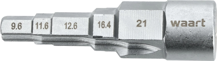 Radiátorszerelvény-kulcs több mérettel