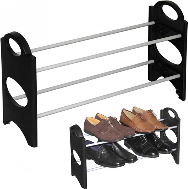 Bővíthető cipőpolc 6 pár számára