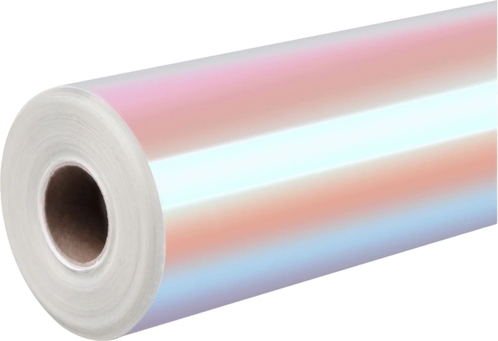 HTVRONT holografikus öntapadós fólia rózsaszín–lila 30,5 × 90 cm - 1 db