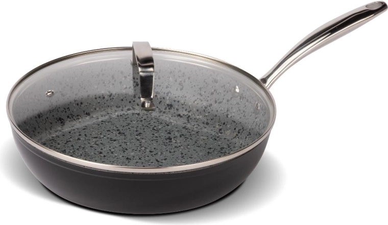 Lamart Granit serpenyő fedővel, 28 cm