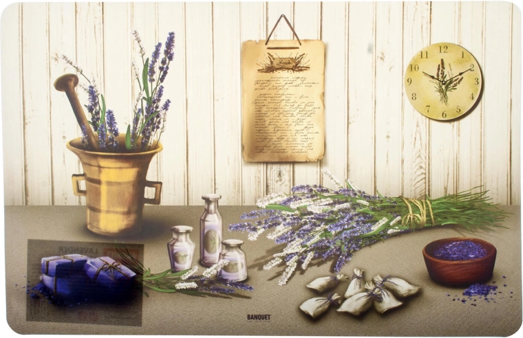 Műanyag alátét LAVENDER 43 × 28 cm