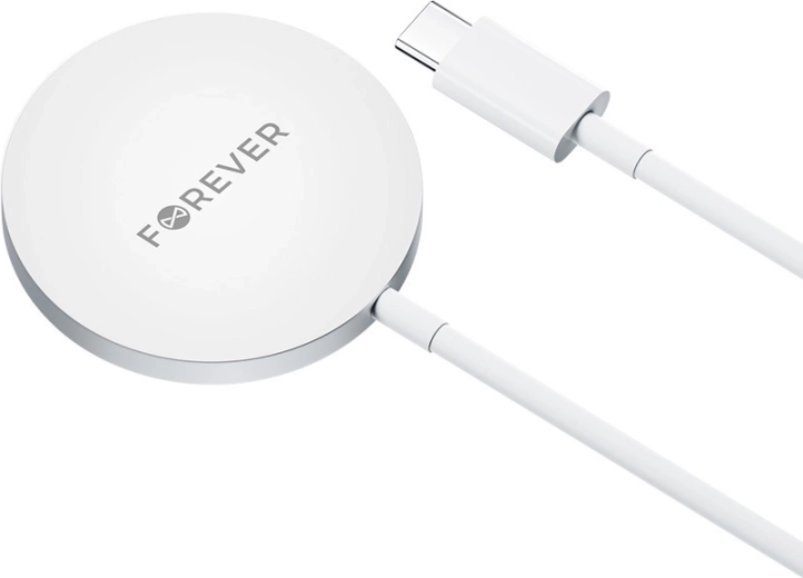 Forever MAWC-100 mágneses vezeték nélküli töltő 15 W, szürke