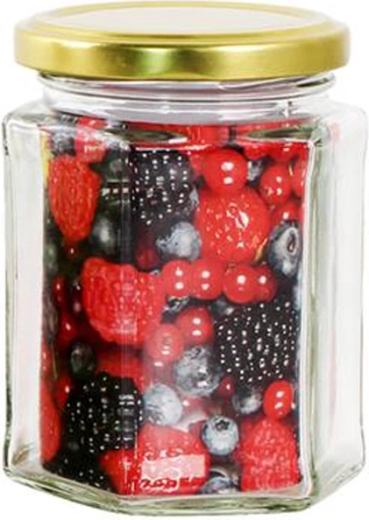 TORO 278 ml csavaros fedelű befőttesüveg