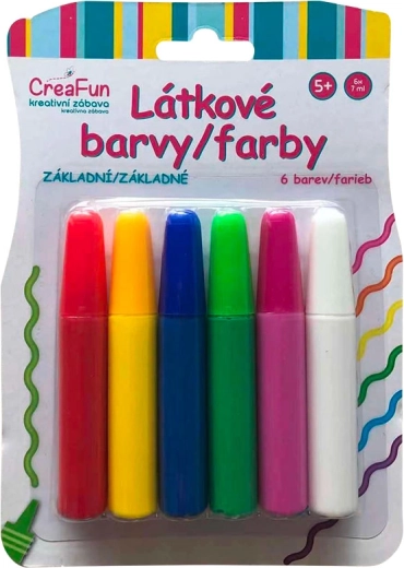 CreaFun textilfestékek – alapkészlet 6×42 ml