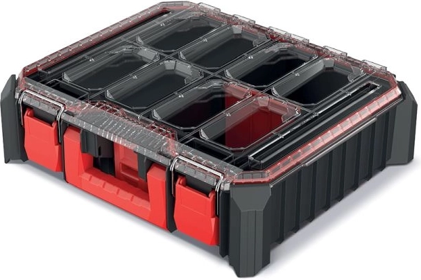 Szerszámszervező tömítéssel, 44,5 × 36,8 × 12,6 cm, fekete