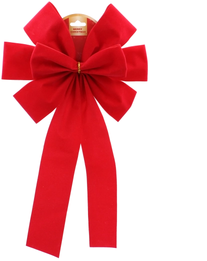 Karácsonyi piros masni 22 cm