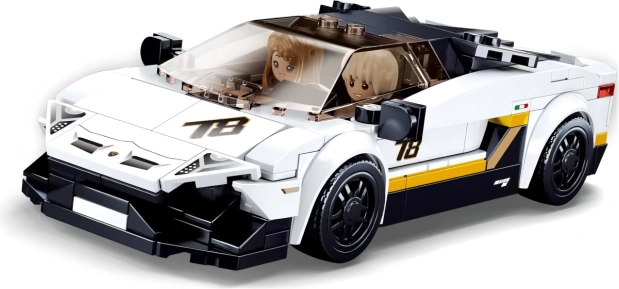 Sluban ModelBricks Fehér ItalSport