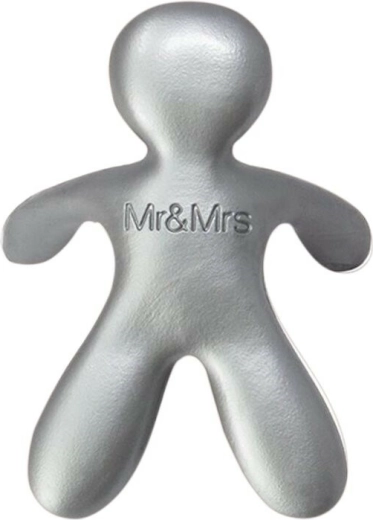 Mr & Mrs Fragrance Cesare autóillatosító Orange & Sandalwood – ezüst
