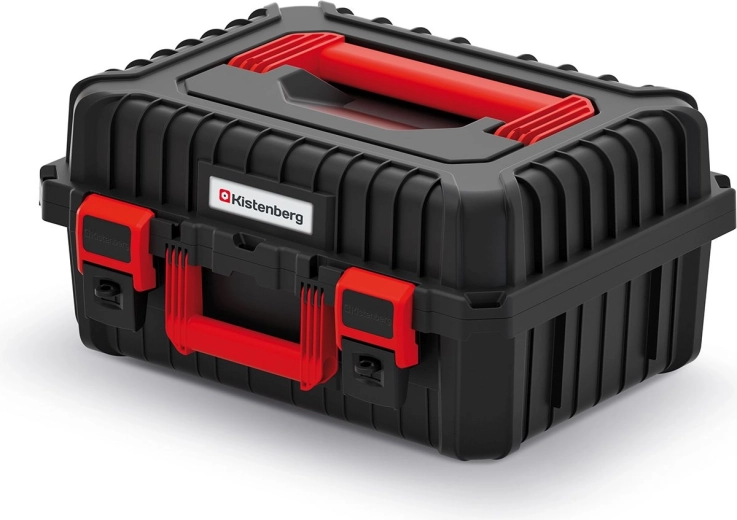 Védő szerszámos koff­er habszivacs betéttel 445 × 360 × 216 mm – fekete