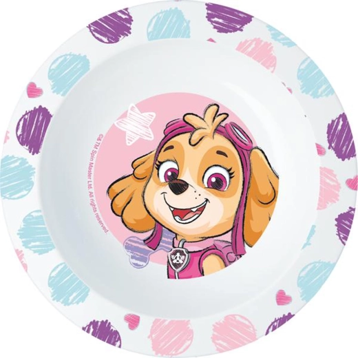 PAW PATROL műanyag tál 16 cm rózsaszín
