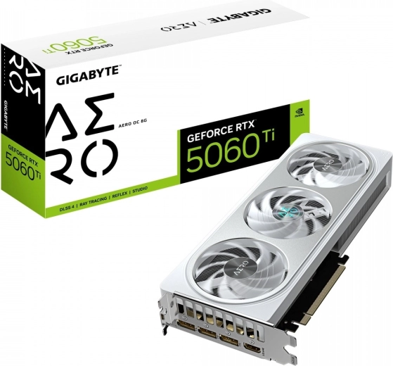 Gigabyte AERO GeForce RTX 5060 Ti OC 8GB grafikus kártya