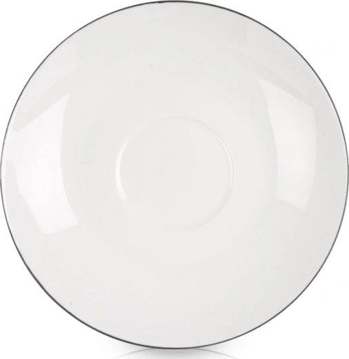 DECORA porcelán csészealj 15 cm, fehér