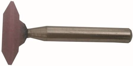 Kétoldalt letört köszörűtest szárral, 25 × 6 mm