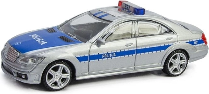 Rastar Mercedes S 63 AMG rendőrségi autómodell 1:43 - 1 db