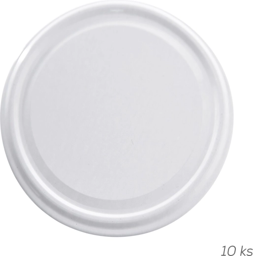 Fém fedő 100 mm fehér (10 db)