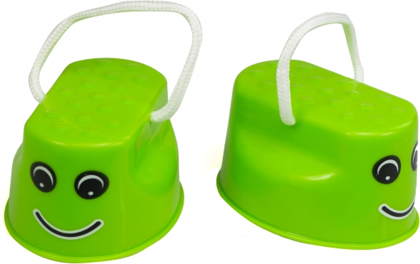 Gyermek ugró- és egyensúlyozó lépők – balansz járóka – Zöld