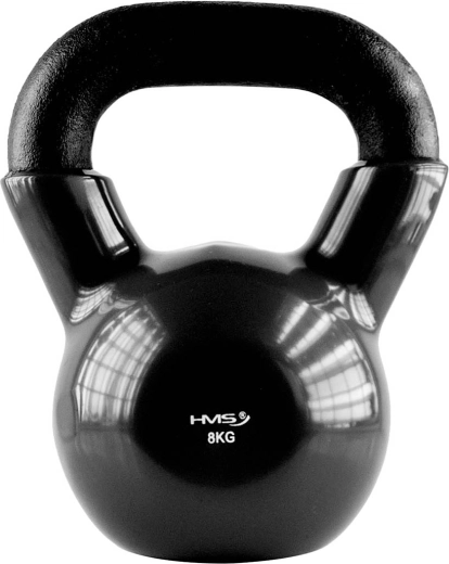 Vinil bevonatú HMS kettlebell 8 kg, fekete