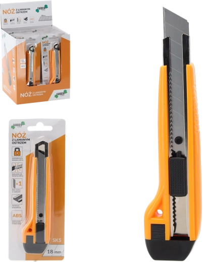 18 mm-es tördelőkés automatikus rögzítéssel