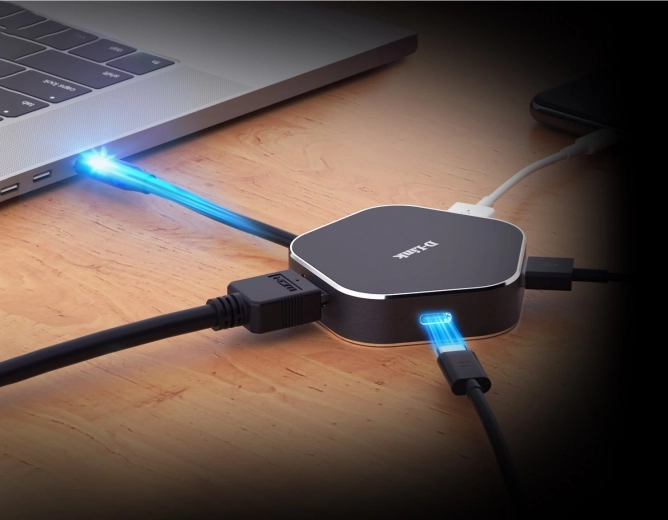 D-Link USB-C többportos adapter HDMI-vel