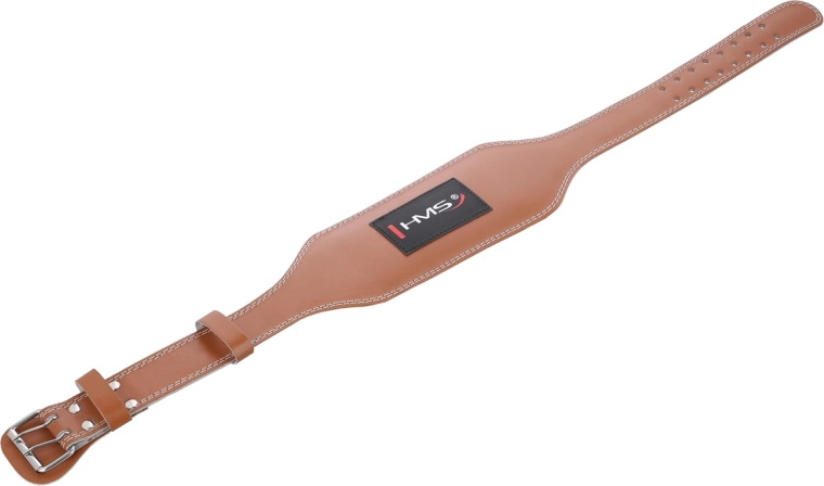 Bőr súlyemelő HMS öv guggoláshoz és felhúzáshoz