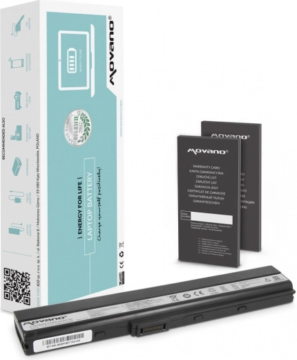 Movano akkumulátor Asus A52/K52 laptophoz 4400 mAh (48 Wh)