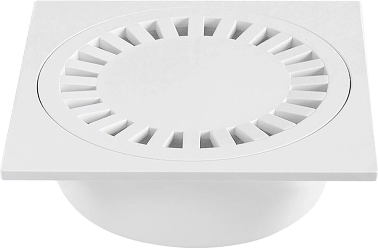 Padlóösszefolyó polipropilén 150 × 150 × 50/55 mm fehér