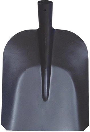 23 cm széles lapát nyél nélkül, fekete