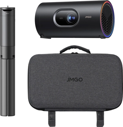 JMGO PicoPlay+ hordozható projektor állvánnyal és akkumulátorral