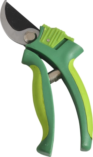 18 cm-es kerti metszőolló acél pengékkel, 15 mm vágási átmérő