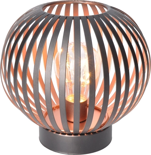 Solight kerek fém lámpás micro LED izzóval