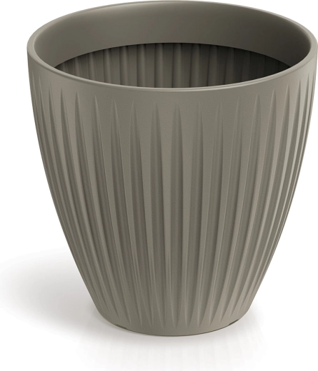 Latia Round virágtartó 40 cm, mokka