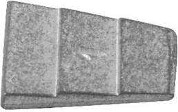 Fém biztosító ék 16 × 21 mm (20 db)