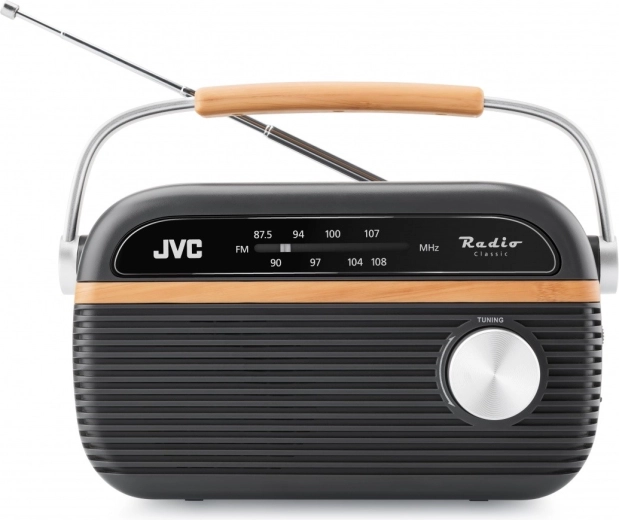 JVC Radio Classic hordozható FM rádió, szürke