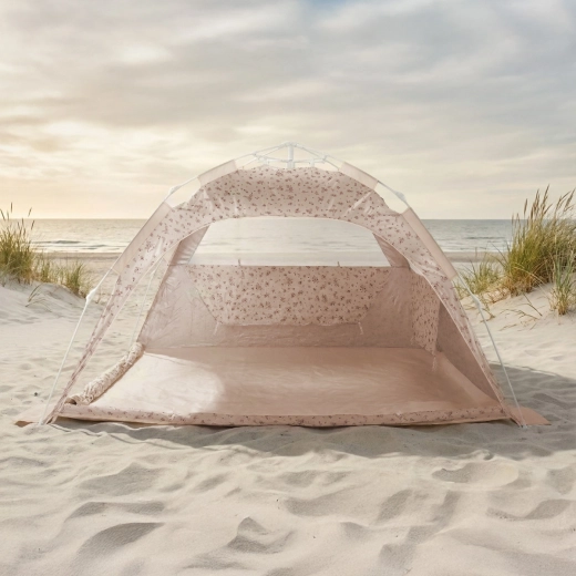 Bieco gyorsan felállítható, UV 80+ védelemmel ellátott strandsátor – dreamy flowers