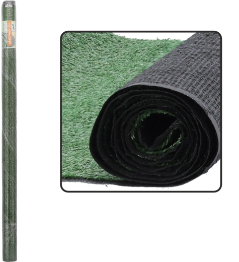 Műfű tekercsben 2 × 5 m, szálmagasság 10 mm