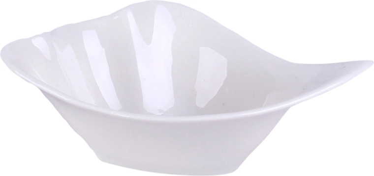 Porcelán szervírozó tálka 70 ml, fehér hullám